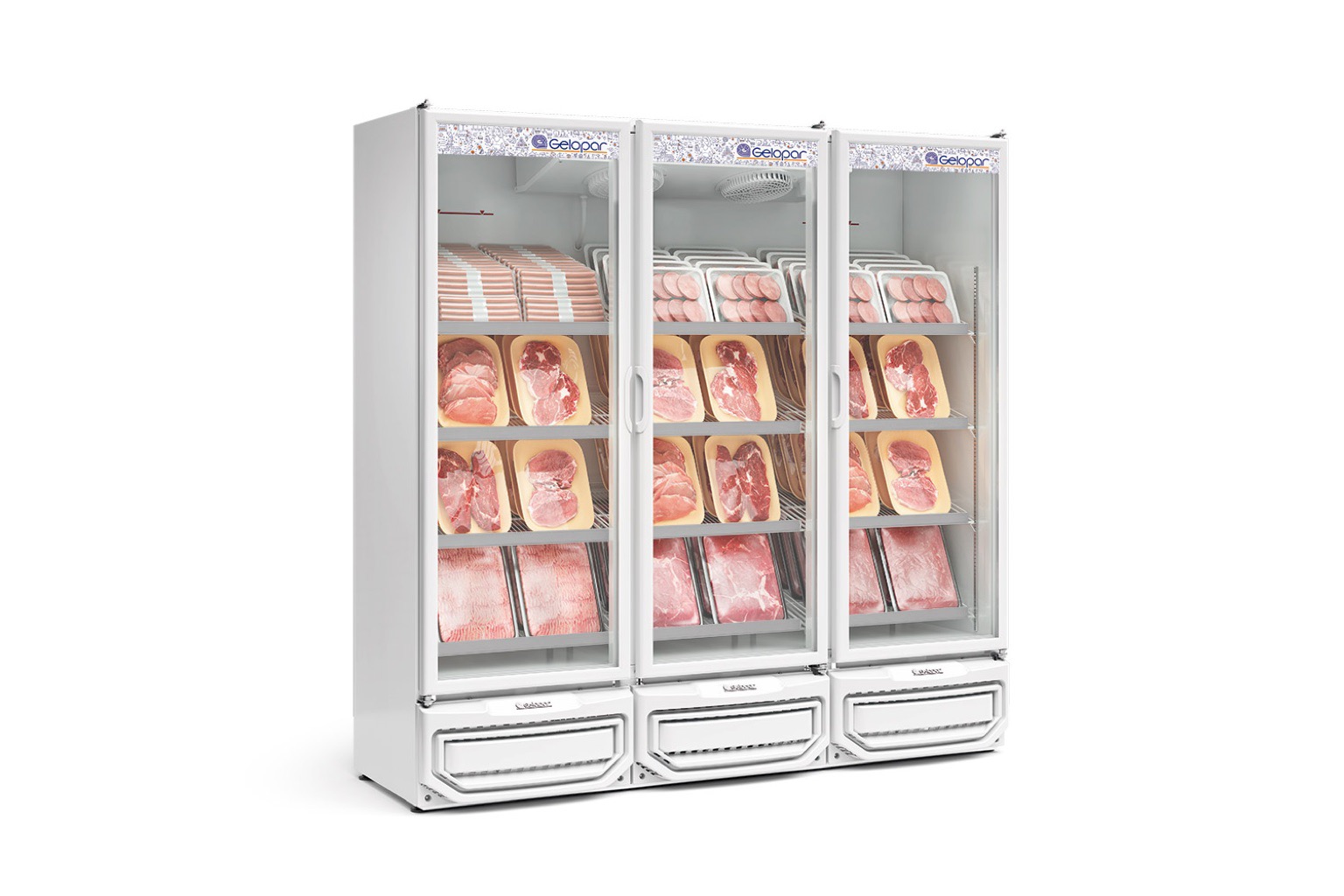 Refrigerador comercial em inox para cozinha profissional